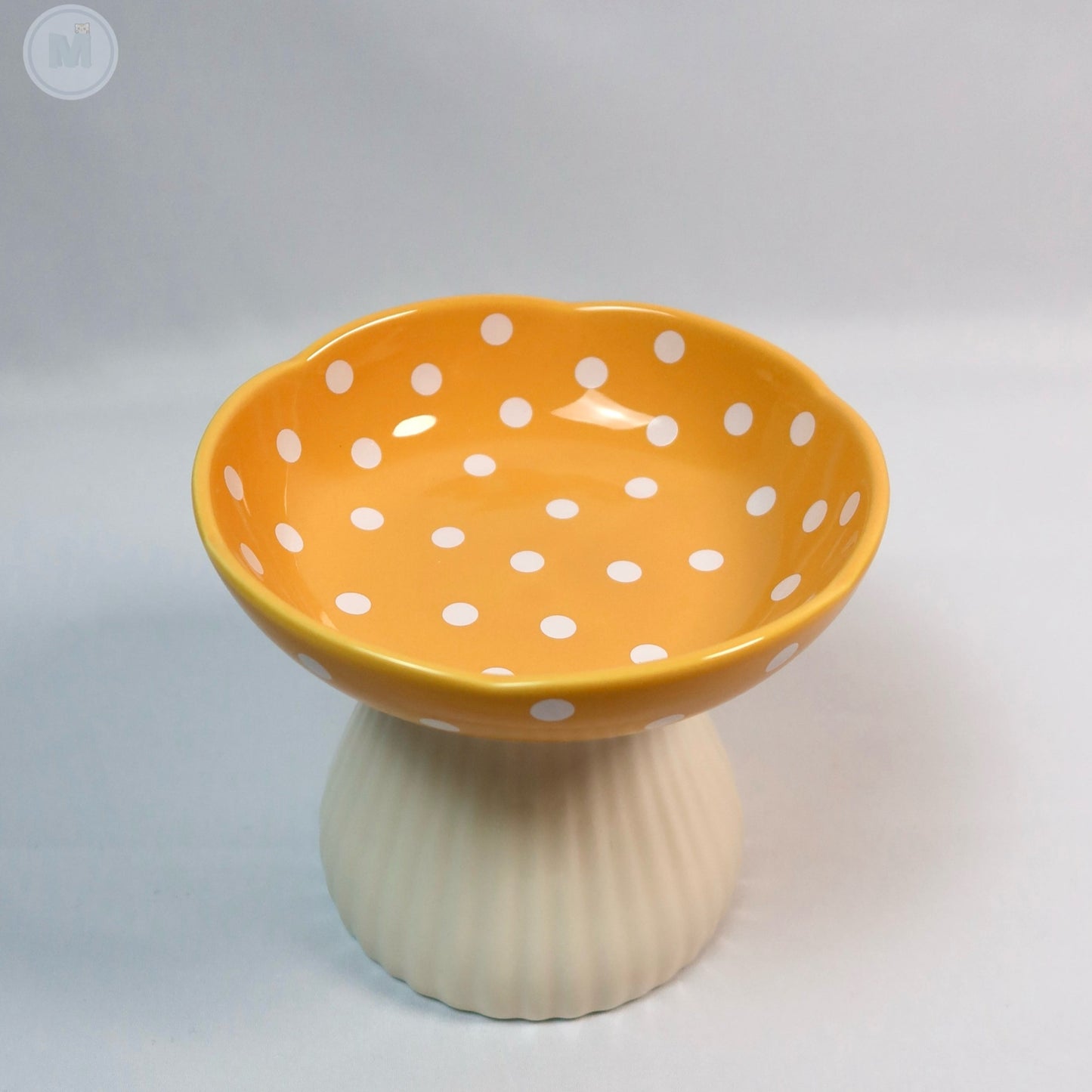 Elevated Mushroom Cat Bowl