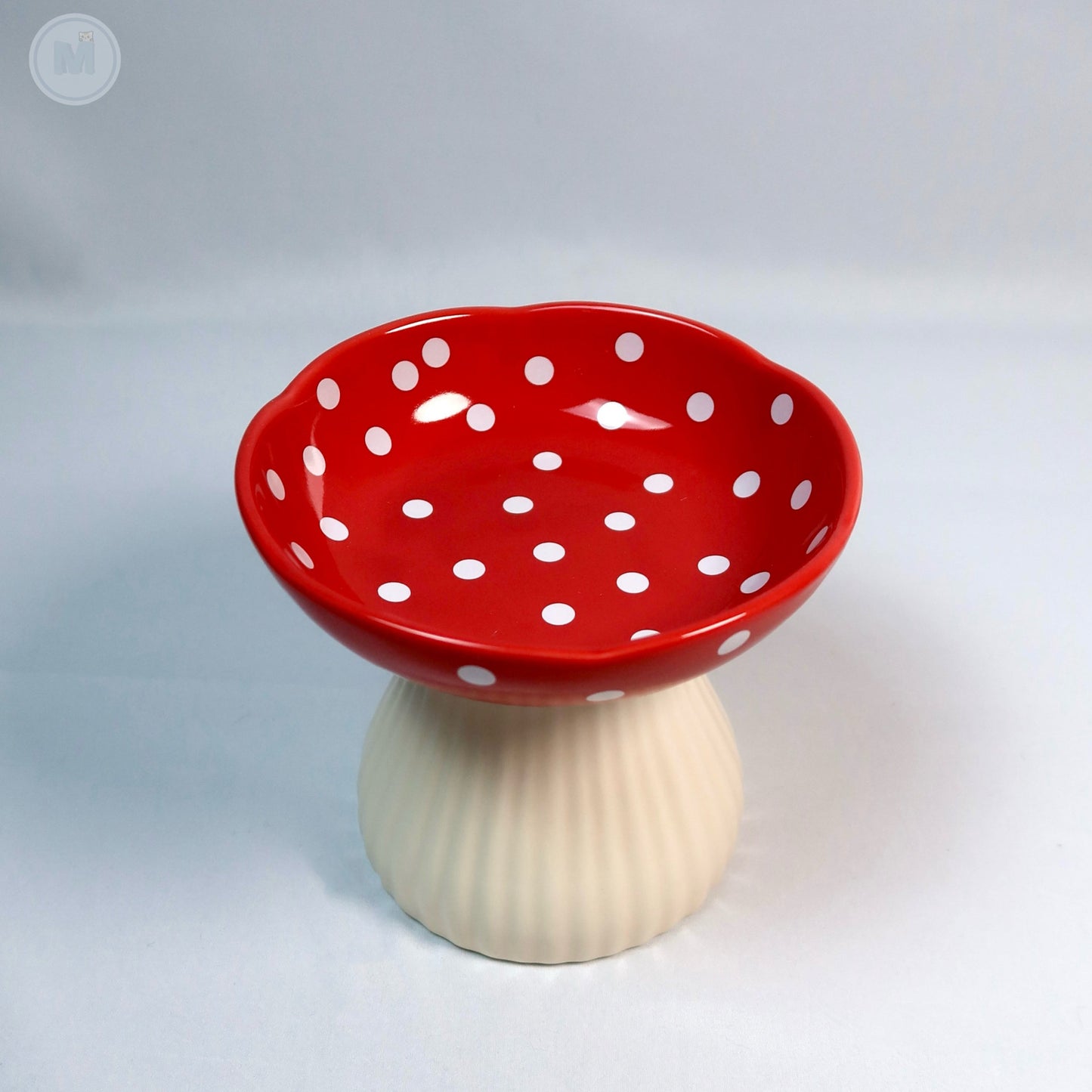 Elevated Mushroom Cat Bowl